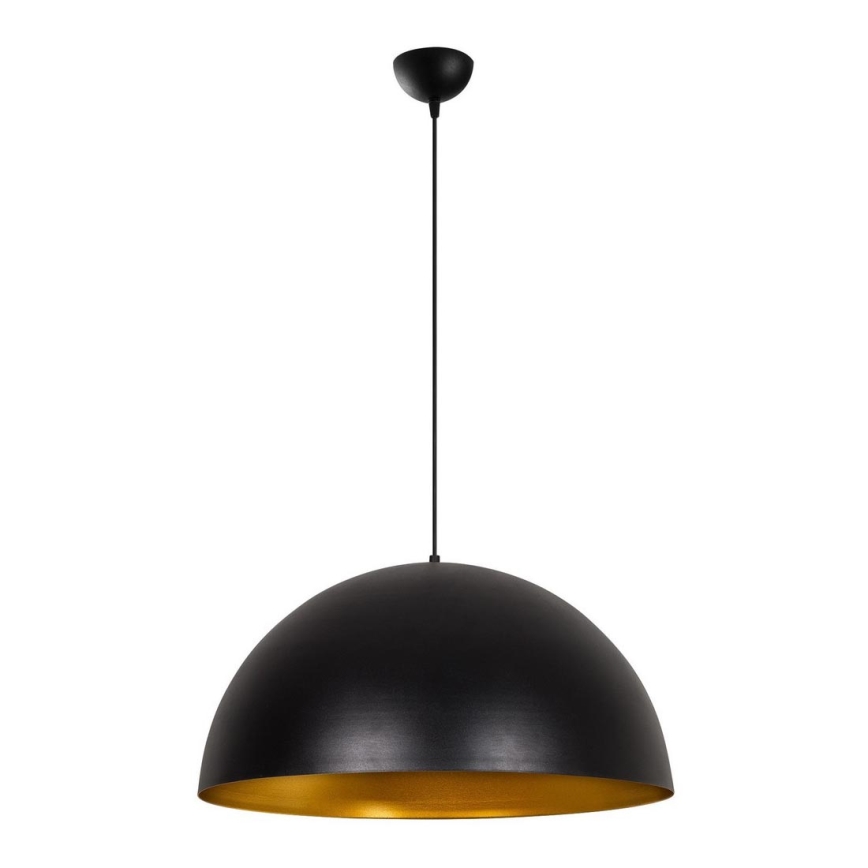 Náhradné tienidlo k lustru na lanku SIVANI, Ø 60 cm, čierna/medená