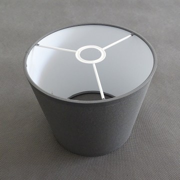Náhradné tienidlo k lustru PICO E14, priemer 18 cm, sivé