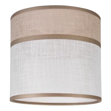 Náhradné tienidlo k lustru, stolnej lampe a nástennému svietidlu ANDREA E27 pr. 16 cm béžová/šedá