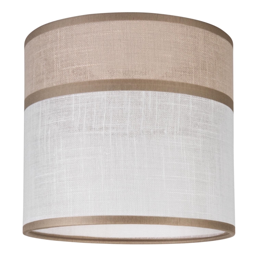 Náhradné tienidlo k lustru, stolnej lampe a nástennému svietidlu ANDREA E27 pr. 16 cm béžová/šedá