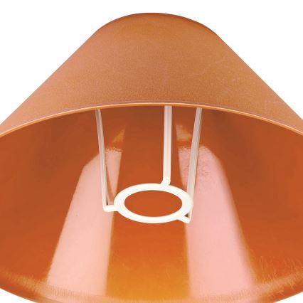 Náhradné tienidlo k stolnej lampe E14 21x11 cm oranžová