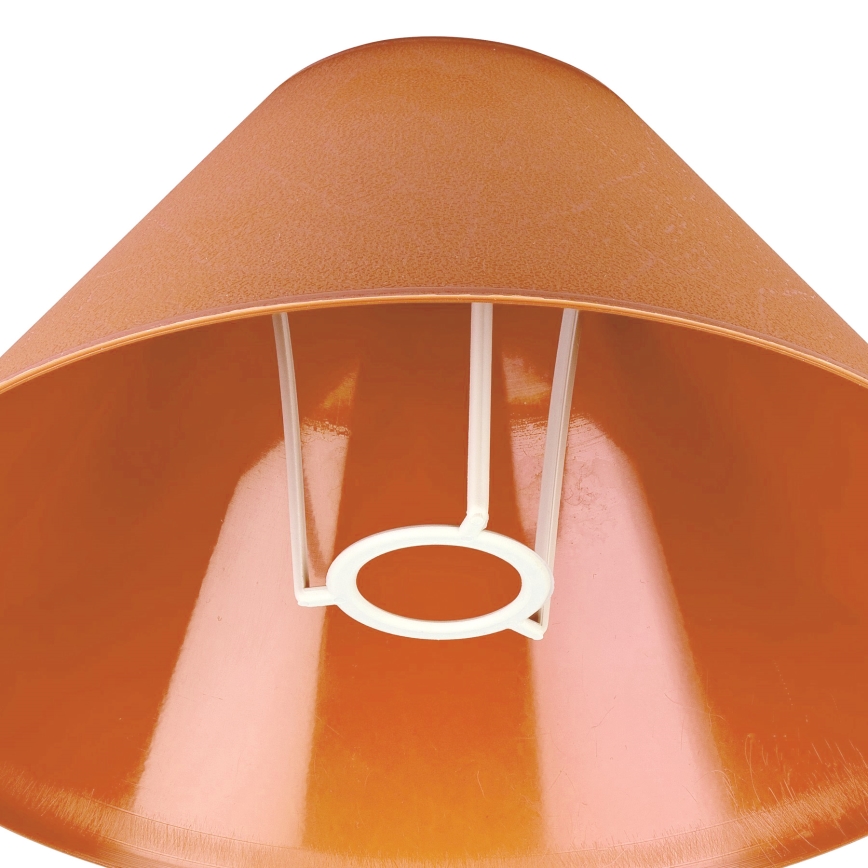 Náhradné tienidlo k stolnej lampe E14 21x11 cm oranžová