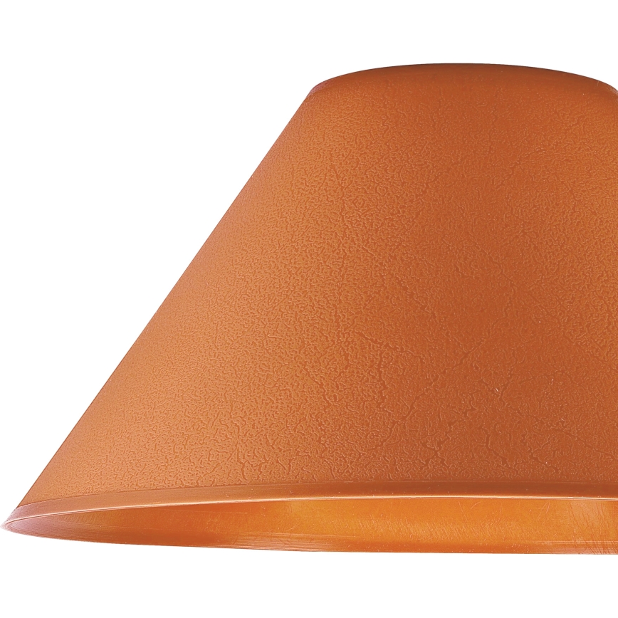 Náhradné tienidlo k stolnej lampe E14 21x11 cm oranžová
