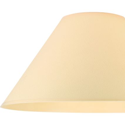 Náhradné tienidlo k stolnej lampe E14 21x11 cm žltá