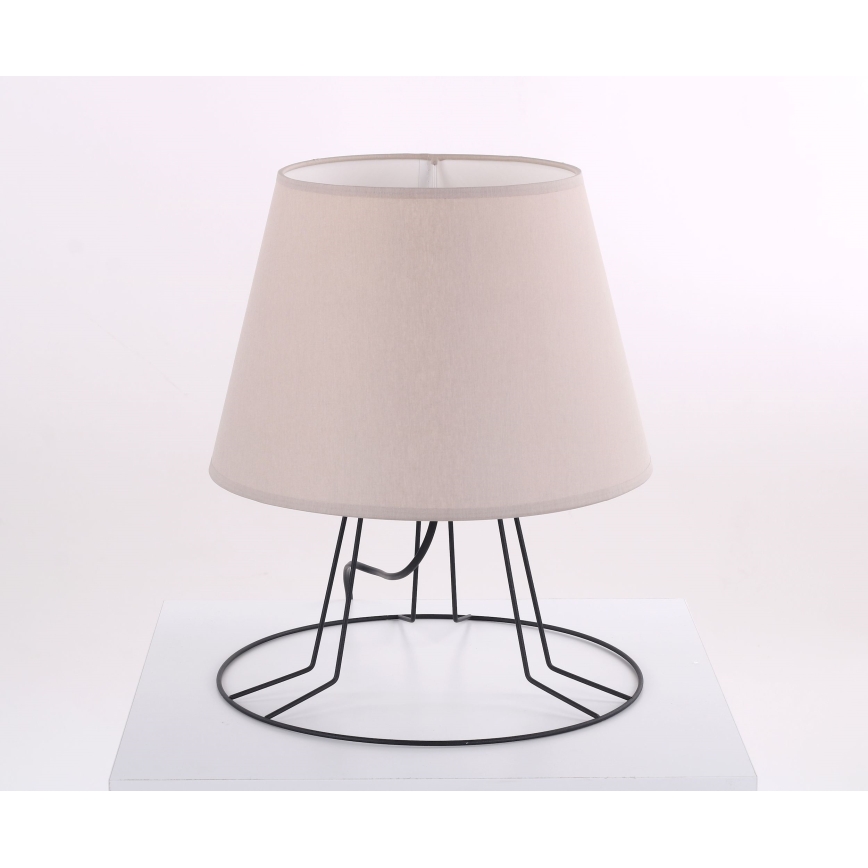 Náhradné tienidlo k stolnej lampe E27, priemer 30 cm, béžové
