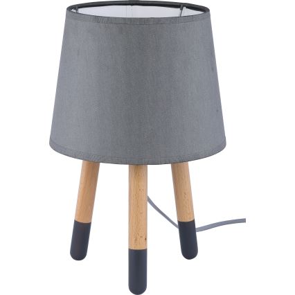 Náhradné tienidlo k stolnej lampe LAMA E27 pr. 19 cm sivé