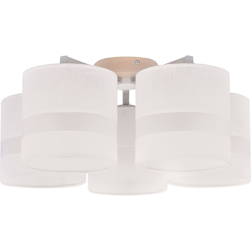 Náhradné tienidlo ku stropnému a nástennému svietidlu ROXY E27, priemer 16 cm, biele