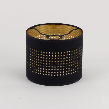 Náhradné tienidlo pre luster BOGART E27, priemer 16 cm, čierne/zlaté