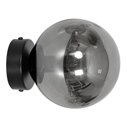 Náhradné tienidlo k lustru a nástennému svietidlu ROSSI pr. 14 cm sivá/dymová