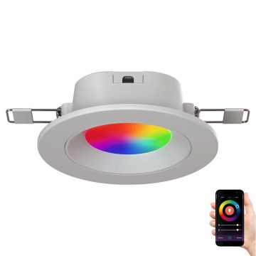 Nanoleaf - LED RGBW Stmievateľné podhľadové svietidlo ESSENTIALS LED/6W/230V 2700-6500K CRI 90 Wi-Fi