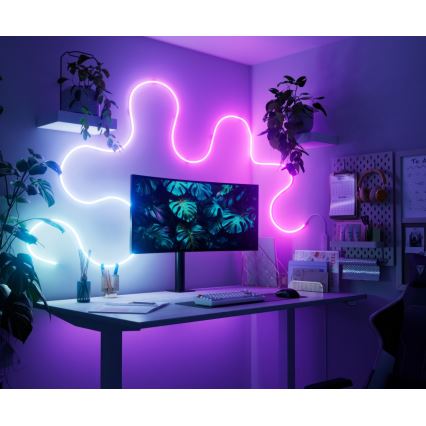 Nanoleaf - LED RGBIC Flexibilný pásik LED/230V 5m 2700-6500K Wi-Fi + diaľkové ovládanie