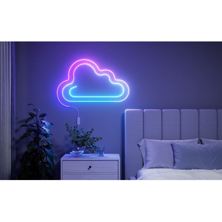 Nanoleaf - LED RGBIC Flexibilný pásik LED/230V 5m 2700-6500K Wi-Fi + diaľkové ovládanie