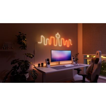 Nanoleaf - LED RGBIC Flexibilný pásik LED/230V 5m 2700-6500K Wi-Fi + diaľkové ovládanie