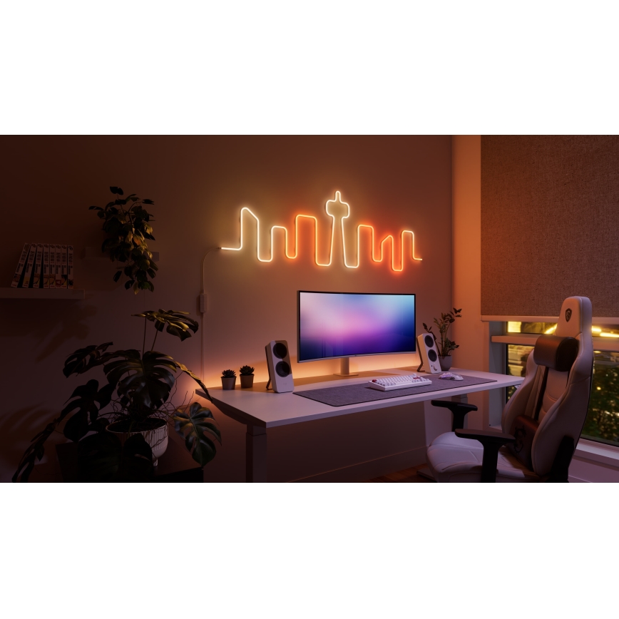 Nanoleaf - LED RGBIC Flexibilný pásik LED/230V 5m 2700-6500K Wi-Fi + diaľkové ovládanie