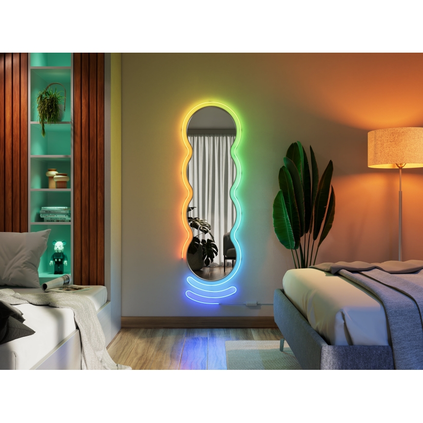 Nanoleaf - LED RGBIC Flexibilný pásik LED/230V 5m 2700-6500K Wi-Fi + diaľkové ovládanie