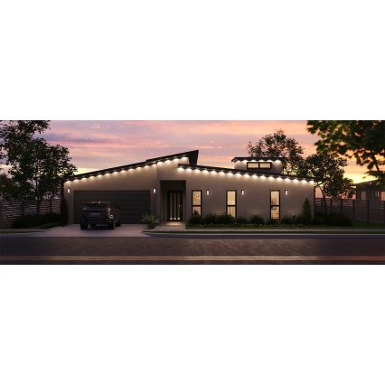 Nanoleaf - Rozširujúca sada LED RGBCW Stmievateľná vonkajšia reťaz 10xLED/7,2W/230V 5m 2200-6500K IP67 Wi-Fi