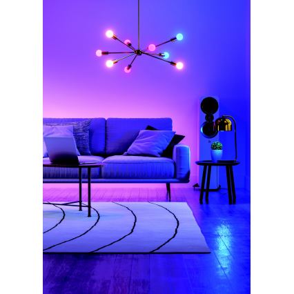 Nanoleaf - SADA 4x LED RGBW Stmievateľná žiarovka ESSENTIALS MATTER A19 E27/9W/230V 2700-6500K CRI 90 Wi-Fi