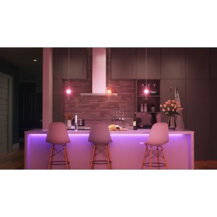 Nanoleaf - SADA 4x LED RGBW Stmievateľná žiarovka ESSENTIALS MATTER A19 E27/9W/230V 2700-6500K CRI 90 Wi-Fi