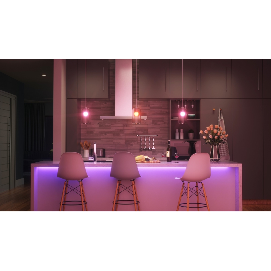 Nanoleaf - SADA 4x LED RGBW Stmievateľná žiarovka ESSENTIALS MATTER A19 E27/9W/230V 2700-6500K CRI 90 Wi-Fi