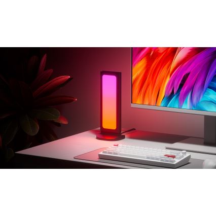 Nanoleaf - LED RGBIC Stmievateľná nabíjacia stolná stanice 5V 2700-6500K čierna
