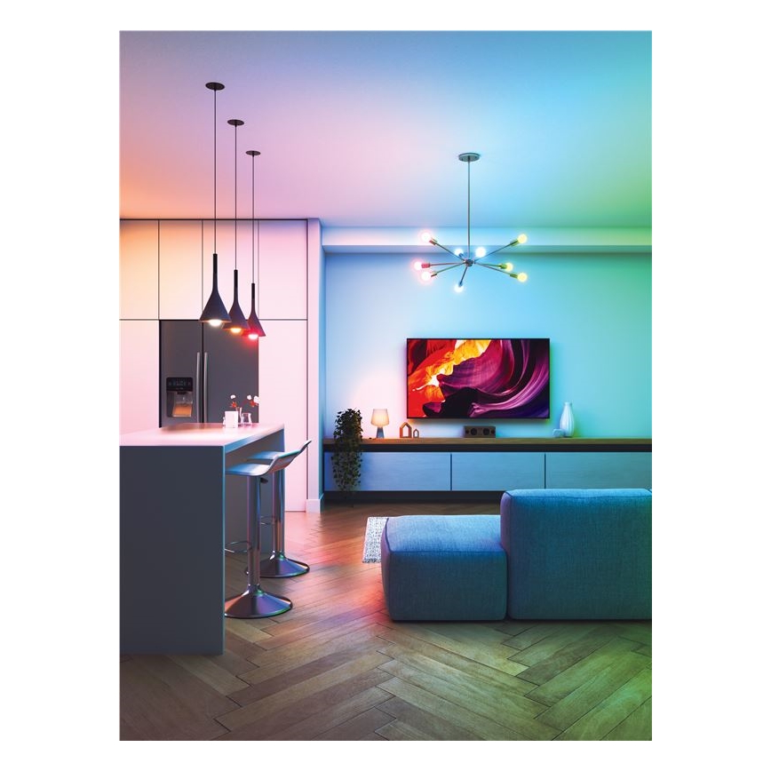 SADA 3x LED RGBW Stmievateľná žiarovka ESSENTIALS A60 E27/8,5W/230V CRI 90 2700-6500K Wi-Fi - Nanoleaf