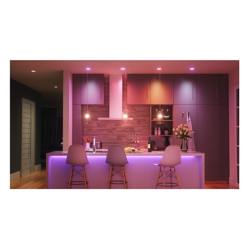 SADA 3x LED RGBW Stmievateľná žiarovka ESSENTIALS A60 E27/8,5W/230V CRI 90 2700-6500K Wi-Fi - Nanoleaf