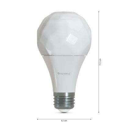 SADA 3x LED RGBW Stmievateľná žiarovka ESSENTIALS A60 E27/8,5W/230V CRI 90 2700-6500K Wi-Fi - Nanoleaf