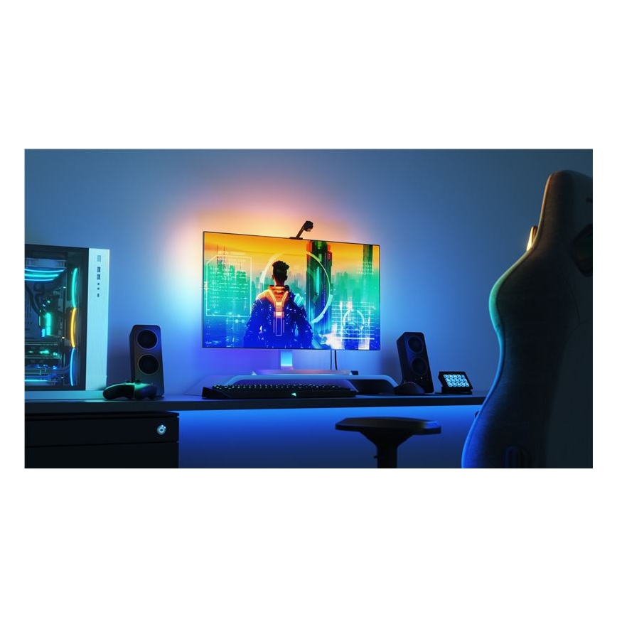 Nanoleaf - Sada na 4D zrkadlenie obrazovky + Lightstrips základní sada 5,2m 85''