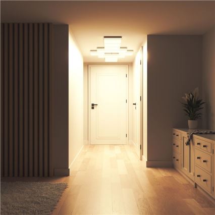 Nanoleaf - Sada 3x LED RGBW stmievateľné stropné svietidlo SKYLIGHT LED/18W/230V + 2xLED/16W/230V 2700-6500K Wi-Fi