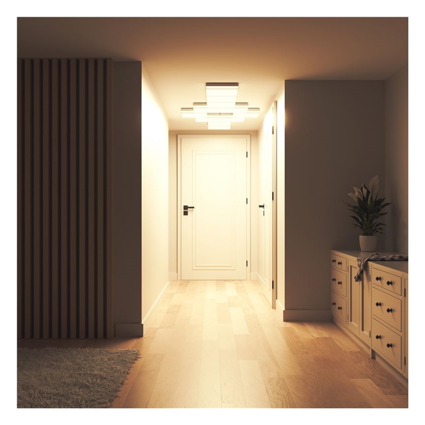 Nanoleaf - Sada 3x LED RGBW stmievateľné stropné svietidlo SKYLIGHT LED/18W/230V + 2xLED/16W/230V 2700-6500K Wi-Fi