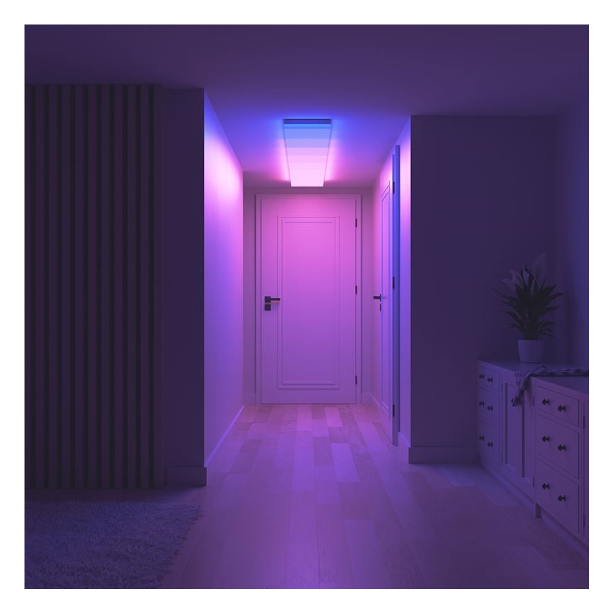 Nanoleaf - Sada 3x LED RGBW stmievateľné stropné svietidlo SKYLIGHT LED/18W/230V + 2xLED/16W/230V 2700-6500K Wi-Fi