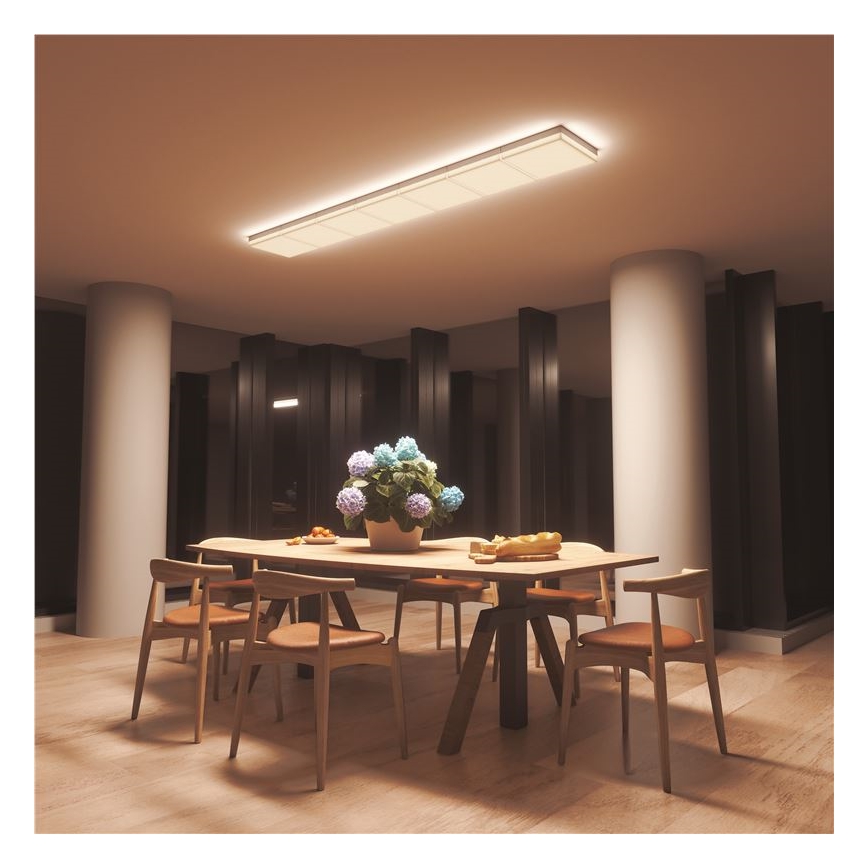 Nanoleaf - Sada 3x LED RGBW stmievateľné stropné svietidlo SKYLIGHT LED/18W/230V + 2xLED/16W/230V 2700-6500K Wi-Fi