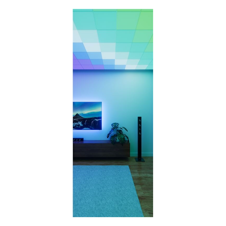 Nanoleaf - Sada 3x LED RGBW stmievateľné stropné svietidlo SKYLIGHT LED/18W/230V + 2xLED/16W/230V 2700-6500K Wi-Fi