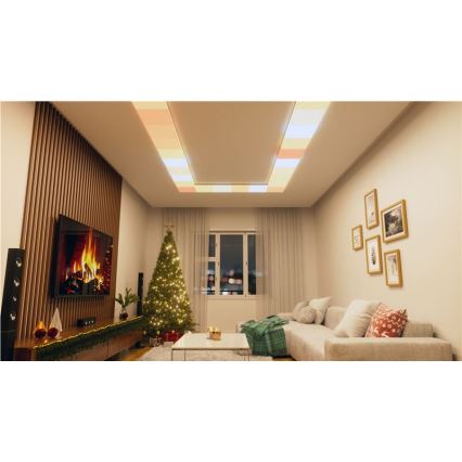 Nanoleaf - Sada 3x LED RGBW stmievateľné stropné svietidlo SKYLIGHT LED/18W/230V + 2xLED/16W/230V 2700-6500K Wi-Fi