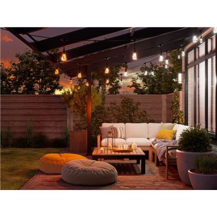 Nanoleaf - Rozširovacia sada LED RGBWIC Stmievateľná vonkajšia reťaz GIRLANDA 20xLED 15m 2700-6500K Wi-Fi IP65
