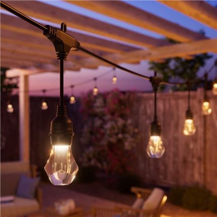 Nanoleaf - LED RGBWIC stmievateľná vonkajšia reťaz GIRLANDA 20xLED 15m 2700-6500K Wi-Fi IP65