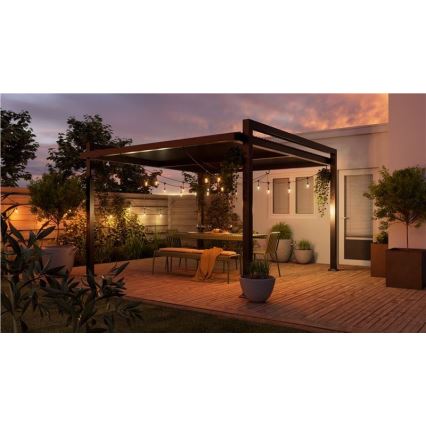 Nanoleaf - LED RGBWIC Stlmiteľný vonkajší reťaz GIRLANDA 20xLED 15m 2700-6500K Wi-Fi IP65