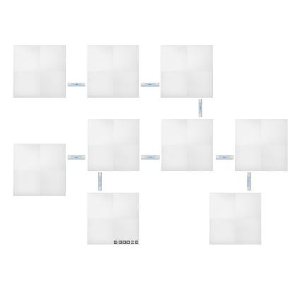 Nanoleaf - SADA 9x LED RGB Stmievateľný panel CANVAS LED/1W/230V 1200-6500K Wi-Fi