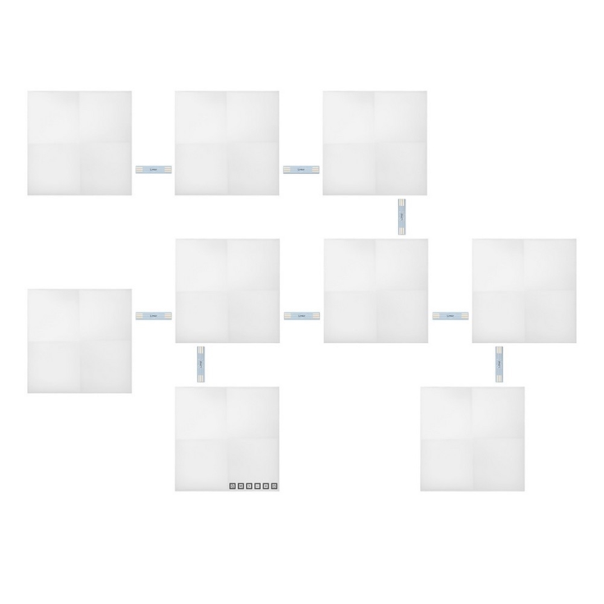 Nanoleaf - SADA 9x LED RGB Stmievateľný panel CANVAS LED/1W/230V 1200-6500K Wi-Fi