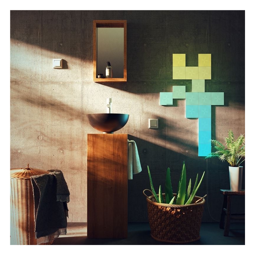 Nanoleaf - SADA 9x LED RGB Stmievateľný panel CANVAS LED/1W/230V 1200-6500K Wi-Fi