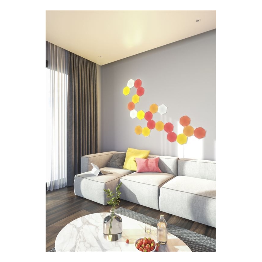 Nanoleaf - SADA 15x LED RGB Stmievateľný panel LED/2W/230V 1200-6500K Wi-Fi