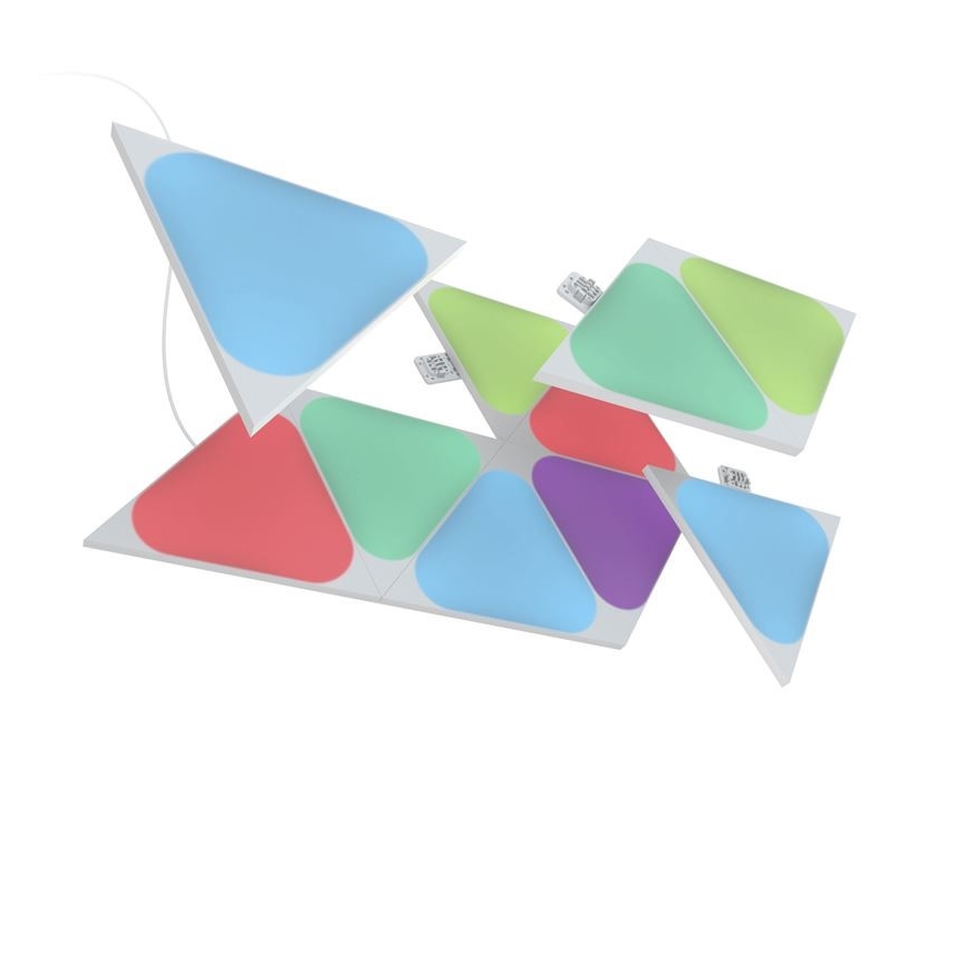 Nanoleaf - Rozširovacia SADA 10x LED RGB Stmievateľný panel TRIANGLES LED/0,5W/230V Wi-Fi
