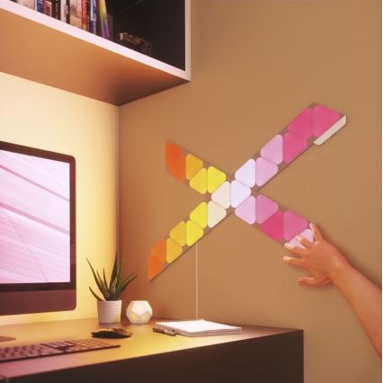 Nanoleaf - Rozšiřovací SADA 10x LED RGB Stmievateľný panel TRIANGLES LED/0,5W/230V Wi-Fi