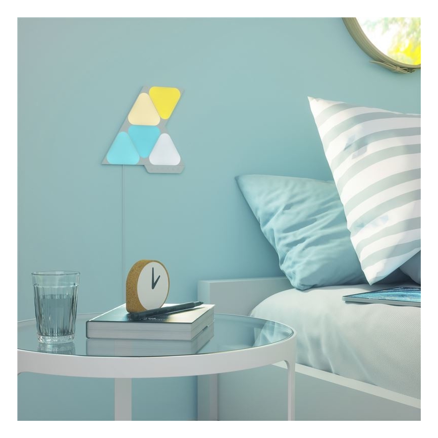 Nanoleaf - SADA 5x LED RGB Stmievateľný panel TRIANGLES LED/0,5W/230V 1200-6500K Wi-Fi