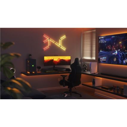 Nanoleaf - SADA 9x LED RGBW Stmievateľná lišta LINES LED/2W/230V 1200-6000K Wi-Fi