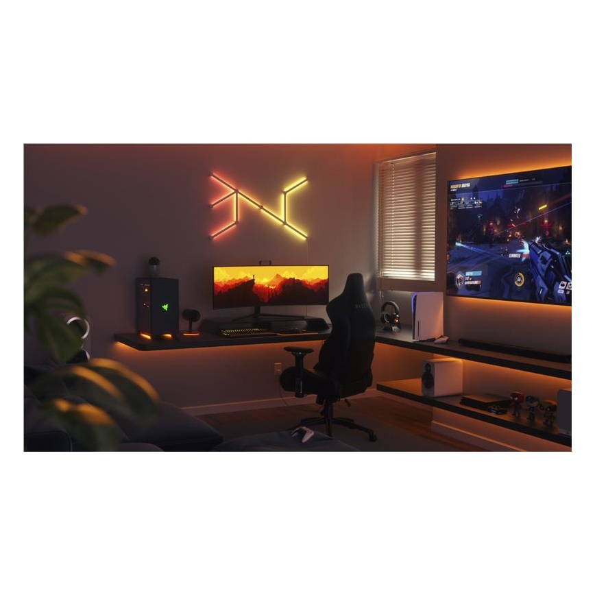 Nanoleaf - SADA 9x LED RGBW Stmievateľná lišta LINES LED/2W/230V 1200-6000K Wi-Fi