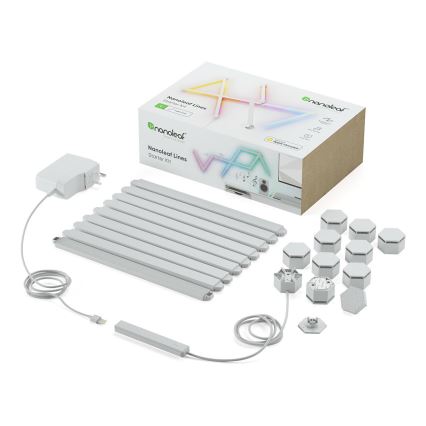 Nanoleaf - SADA 9x LED RGBW Stmievateľná lišta LINES LED/2W/230V 1200-6000K Wi-Fi