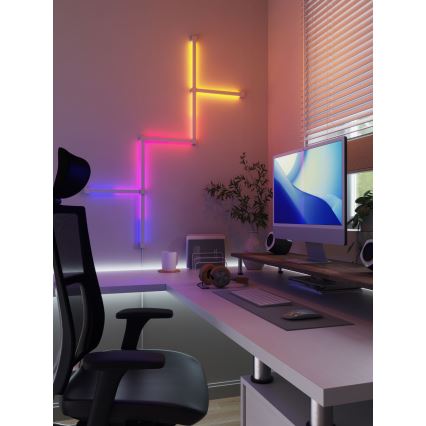 Nanoleaf - Rozširovacia SADA 3x LED RGBW Stmievateľná lišta LINES LED/2W/230V 1200-6000K Wi-Fi