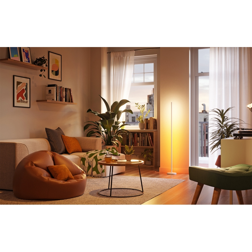 Nanoleaf - LED RGBW stmievaná stojacia lampa LED/22W/230V 2200-6500K Wi-Fi biela