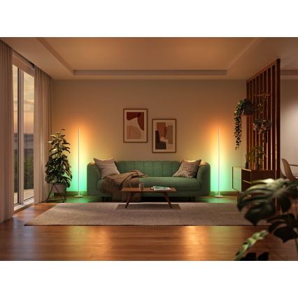 Nanoleaf - LED RGBW stmievaná stojacia lampa LED/22W/230V 2200-6500K Wi-Fi biela